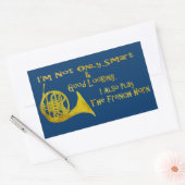 ホー頭が切れるンフランスの 長方形シール (封筒)