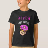 ホー食べルフーズのドーナツ子供シャツ Tシャツ (正面)