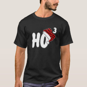 ホー3キューベッドサンタレッドプレイドクロースクリスマスホーH Tシャツ