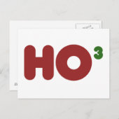 ホー3ネルディ·クリスおもしろいマス シーズンポストカード (正面/裏面)