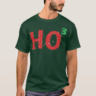 ホー3 クリスマス ライト ホー ホー ホー 数学好きのクリスマス Tシャツ