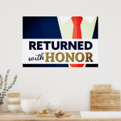 ホー・ウェルカムホーム宣教師のポスターと共に帰還 ポスター (キッチン)