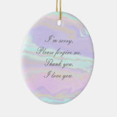 ホー・オポノオプノ反射セラミックオーナメント セラミックオーナメント (右)