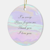 ホー・オポノオプノ反射セラミックオーナメント セラミックオーナメント (左)