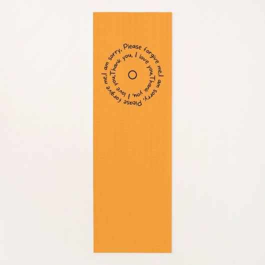 ホー・オポノ反射 ヨガマット (正面)