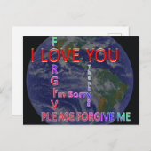 ホー・オポノ・アース ポストカード (正面/裏面)