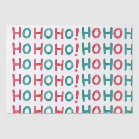 ホー・クリスマス 薄葉紙 (正面)