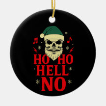ホー・ホー・ノーゴー - ゴシック・スカル・サンタ・クリスマス