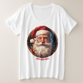 ホー・ホー・ハピネス プラスサイズTシャツ