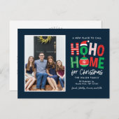 ホー ホー ホーム クリスマス 引っ越しのお知らせ ポストカード (正面/裏面)