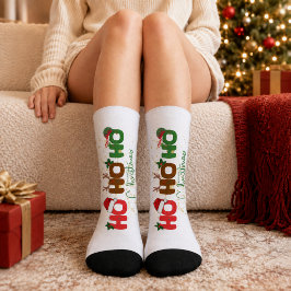ホー・ホー・ホー クリスマスクルーソックス ソックス