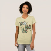 ホー・ホー・ホー クリスマスパッチワーク Tシャツ (正面フル)