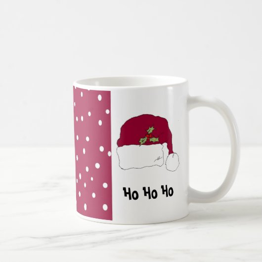 ホー・ホー・ホー クリスマスマグカップ コーヒーマグカップ (右)