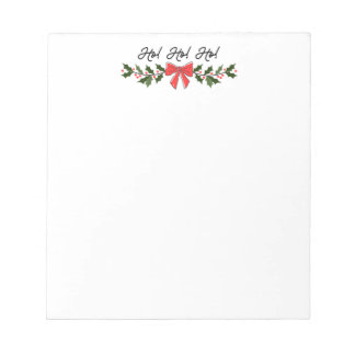 ホー！ホー！ホー！クリスマスメモ帳 ノートパッド