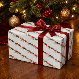ホー・ホー・ホー クリスマス包装紙 ラッピングペーパー