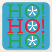 ホー！ホー！ホー！クリスマス・コースターはフェスティバル スクエアペーパーコースター (正面)