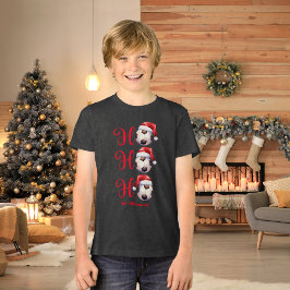ホー・ホー・ホー クリスマス サッカー トライブレンドTシャツ