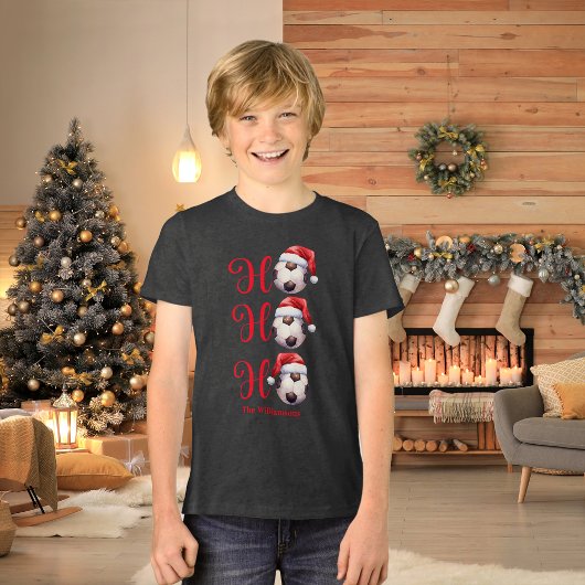 ホー・ホー・ホー クリスマス サッカー トライブレンドTシャツ