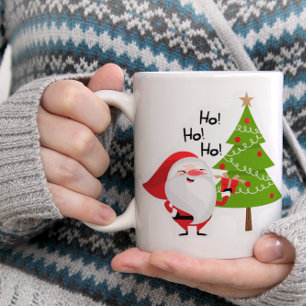 ホー、ホー、ホー・サンタクロース・クリスマス コーヒーマグカップ