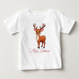 ホー・ホー・ホー!トナカイの子だね! ベビーTシャツ