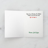 ホー！ホー！ホー！ハムラジオクリスマスカード シーズンカード (内部)