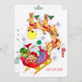 ホー！ホー！ホー！パーティーのご招待 招待状 (正面/裏面)