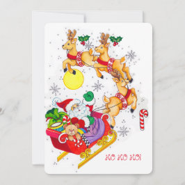 ホー！ホー！ホー！パーティーのご招待 招待状