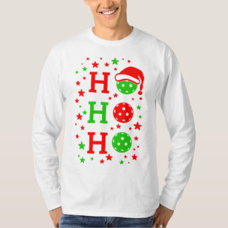 ホー、ホー、ホー・ピックボール・クリスマス Tシャツ