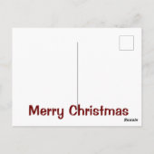 ホー！ホー！ホー！ ポストカード (裏面)