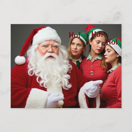 ホー！ホー！ホー！ ポストカード (正面)