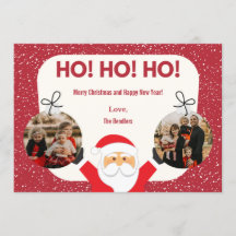 ホー！ホー！ホー！写真数々のホリデーカード