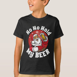ホー・ホー 私のビールをホールド ファニー クリスマス イン ジュライ パーティー A Tシャツ