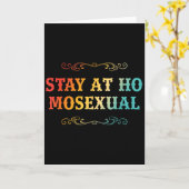 ホー・ムアルでステイ おもしろデザイン カード (黄色い花)