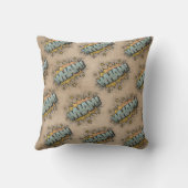 ホー!ヴィンテージ漫画ブックスチームパンクポップ・アートのアート クッション (裏面)