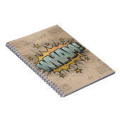 ホー！ヴィンテージ漫画ブックスチームパンクポップ・アートのアート ノートブック (右側)