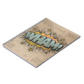 ホー！ヴィンテージ漫画ブックスチームパンクポップ・アートのアート ノートブック (左側)