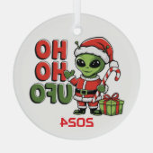 ホーUFO ガラスオーナメント (裏面)