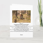 ホ空白のーク・カード サンキューカード (裏面)