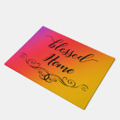 ホ賛美ームクリスチャンテーマウェルカムマット ドアマット (アングル)