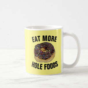 ホ食べール食品ドーナツコおもしろいーヒマグ コーヒーマグカップ