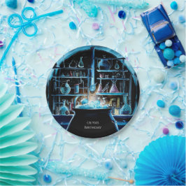 ボお洒落ホ魔法科学者誕生日 ペーパープレート