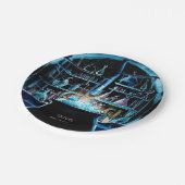 ボお洒落ホ魔法科学者誕生日 ペーパープレート (アングル)