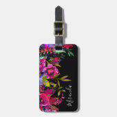 ボはっきりしたホフローラカスタムモノグラムの ラゲッジタグ (正面縦)