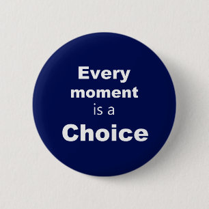 ボやる気を起こさせるタン-青- 「Every Moment」 缶バッジ