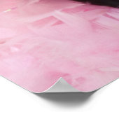 ボアすごいを着た可愛いボストンテリアパピー ポスター (角)