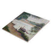 ボアとのゲオルゲスピエールSeurat |の川の景色 タイル (側面)