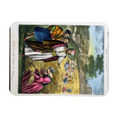 ボアズの分野のルース、が印刷した聖書から マグネット (横)