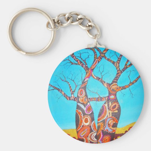 ボアブの幸せ キーホルダー (正面)