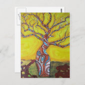 ボアブの木の輝き ポストカード (正面/裏面)