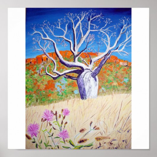 ボアブ木 ポスター (正面)